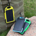 Power Bank Solar Charger SC30 30000 mAh на солнечной батарее, прорезиненный, влагозащита, LED фонарик Черный