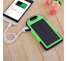 Power Bank Solar Charger SC30 30000 mAh на солнечной батарее, прорезиненный, влагозащита, LED фонарик