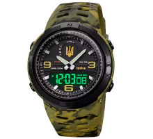 Часы наручные модель (5561/1655CMGNBK) SKMEI, ARMY GREEN CAMO-BLACK, UKRAINE
