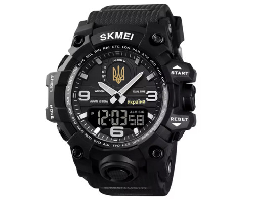 Часы наручные модель (6851/1586BK) SKMEI, BLACK, UKRAINE