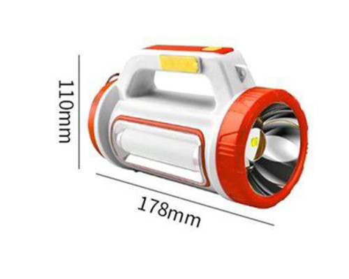 Фонарь переносной 5158-LED+COB, power bank, Li-Ion аккум., солнечная батарея, ЗУ microUSB, Box