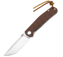Нож охотничий складной Тотем G23 D2 Tanto Brown