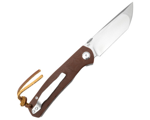 Нож охотничий складной Тотем G23 D2 Tanto Brown