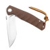 Нож охотничий складной Тотем G23 D2 Tanto Brown