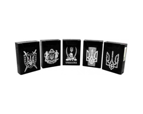 Портсигар с зажигалкой на 20 сигарет Украина (HL-426)