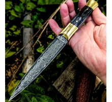 Нож охотничий, нескладной тактический. Нож нескладной ручная робота DM-V42