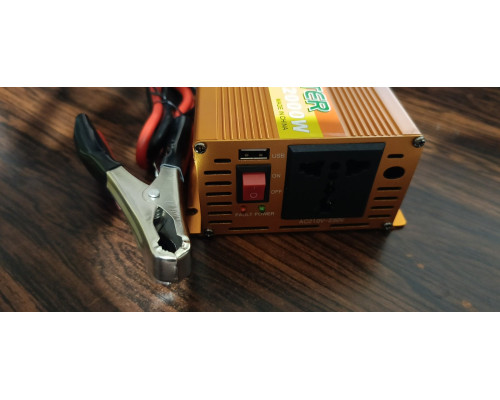 Инвертор преобразователь напряжения 12V/220V автомобильный (1000Вт), 12/220