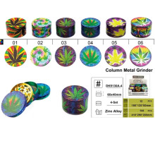 Гриндер D&K "CANNABIS"  (4 секции), 6,0см * 4см