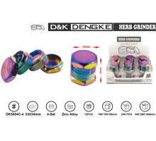 Гриндер D&K "Градиент" (четыре секции), 3,3см * 3,4см DK-5084-C4