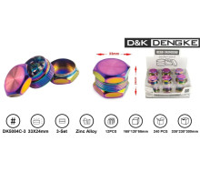 Гриндер D&K "Градиент" (три секции), 3,3см * 2,4см DK-5084-C3