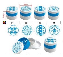 Гриндер D&K "CANNABIS" DK-5031-BC4 (четыре секции), 5,0см*4,3см