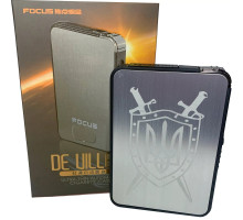 Портсигар с автоматической подачей и зажигалкой "Украина" (Обычное пламя) HL-427-6