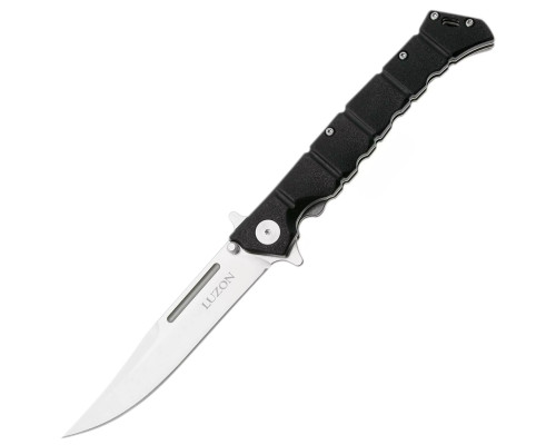 Нож охотничий, нескладной тактический. Нож складной Cold Steel Luzon Medium Черный