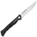 Нож охотничий, нескладной тактический. Нож складной Cold Steel Luzon Medium Черный