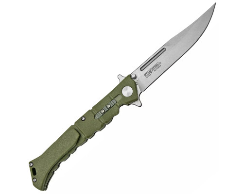 Нож охотничий, нескладной тактический. Нож складной (сложный) Cold Steel Luzon Medium Зеленый