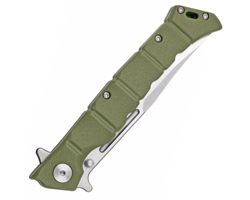 Нож охотничий, нескладной тактический. Нож складной (сложный) Cold Steel Luzon Medium Зеленый