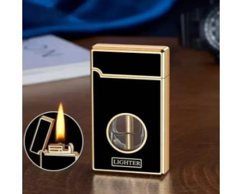 Бензиновая зажигалка с дуговым поджигом HL-659 Black gold