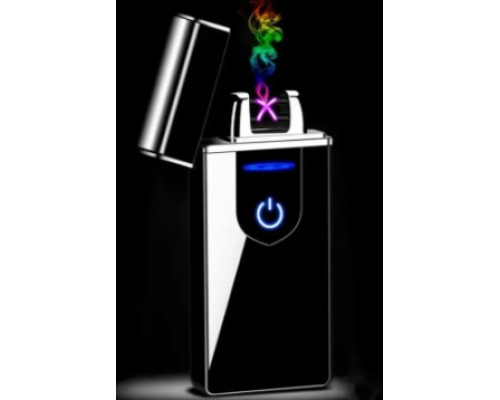Электроимпульсная зажигалка в подарочной коробке Lighter (HL-102 Black matte)