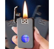Бензиновая зажигалка с гравитационным механизмом Gravity Flame (HL-635 Gray)