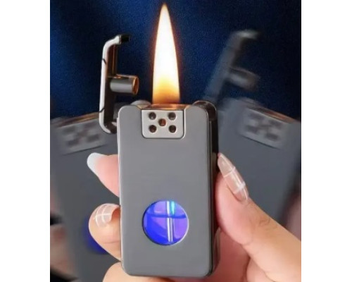Бензиновая зажигалка с гравитационным механизмом Gravity Flame (HL-635 Gray)