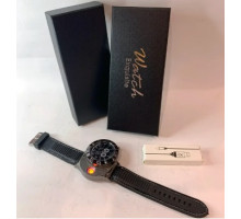 Зажигалка. Наручные часы с зажигалкой (HL-666 Black)