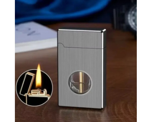 Бензиновая зажигалка с дуговым поджигом (HL-659 Silver)