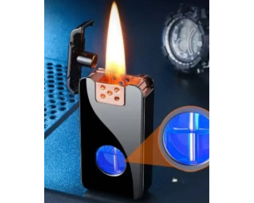 Бензиновая зажигалка с гравитационным механизмом Gravity Flame (HL-635 Black)