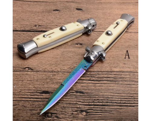Выкидной нож стилет custom автомат AKC 9