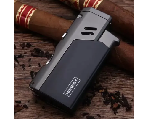Газовая зажигалка HONEST для сигар HL-854 Black