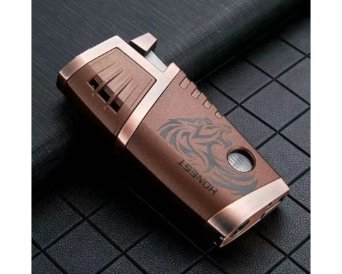 Газовая зажигалка HONEST для сигар HL-853 Brass