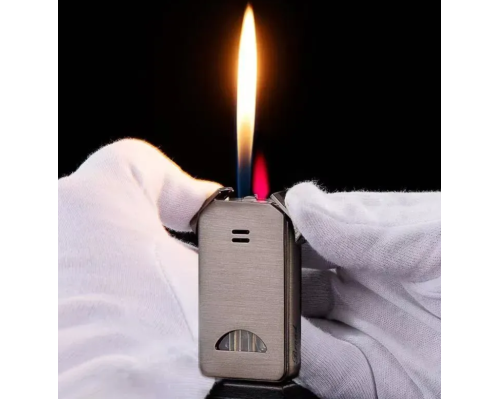 Газовая зажигалка BROAD Lighter с двойным пламенем HL-797