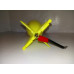 Ракета для заброса прикормки желтая