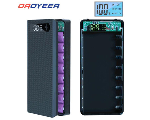 Внешний аккумулятор Power Bank KLGO KP-56 10000mAh 2.1A Белый/Черный