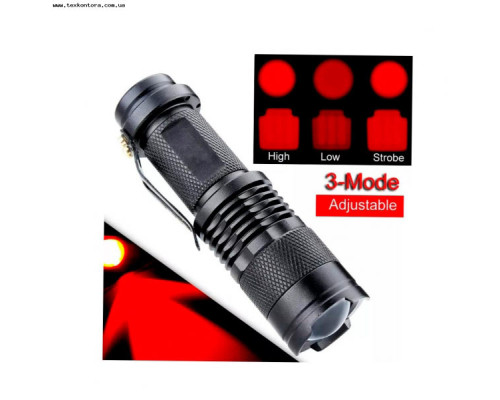 Фонарик ручной аккумуляторный Police 8468-red