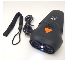 Отпугиватель собак ультразвуковой с фонариком, функцией дрессировки Ultrasonic PU70
