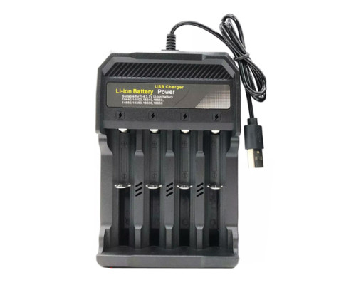 Зарядное устройство MS-5D84A, 4х10440/14500/16340/16650/14650/18350/18500/18650, 3.7V