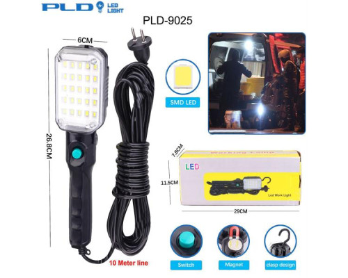 Фонарь переносной WORKING PLD-9025-25SMD