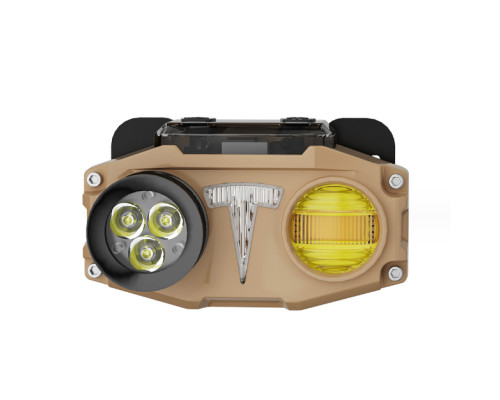 Фонарь налобный CH-8825-3P35+COB(white+yellow)+RGB