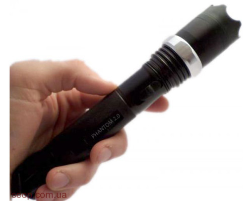 Тактический фонарь FANTOM T10. Фонарик Электрошокер FANTOM T10