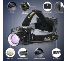 Фонарь налобный H610-WHITE LASER LED PM50-TG
