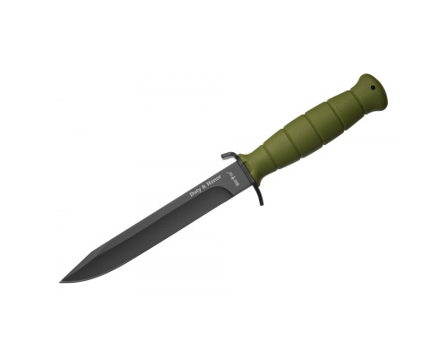 Нож охотничий, нескладной тактический 1168 green