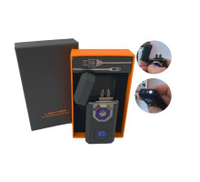 Дуговая электрическая USB-зажигалка HL-646 Black matte