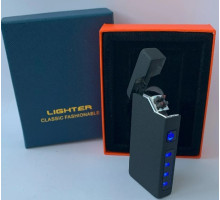 Электрическая USB зажигалка с двойной дугой hl-645 black