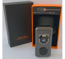 Дуговая электрическая USB-зажигалка HL-646 Black