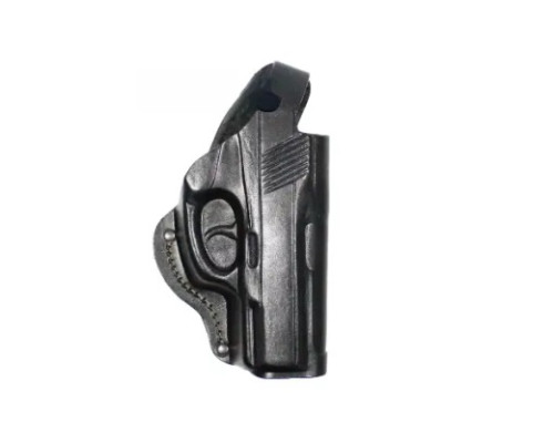 Кобура поясная Crosman C11 формованная. Материал кожа, цвет чёрная