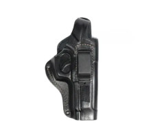 Кобура поясная Beretta 92 формованная с клипсой. Материал кожа, цвет чёрная