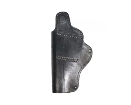 Кобура поясная Beretta 92 формованная с клипсой. Материал кожа, цвет чёрная