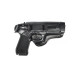 Кобура поясная Beretta 92 формованная с клипсой. Материал кожа, цвет чёрная