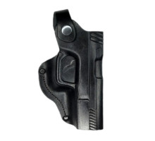 Кобура поясная Glock 17 формованная. Материал кожа, цвет чёрная