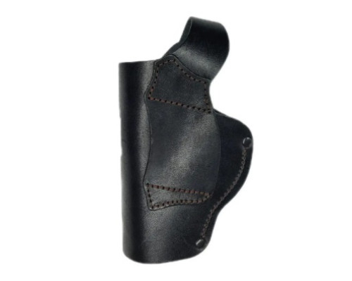Кобура поясная Glock 17 формованная. Материал кожа, цвет чёрная